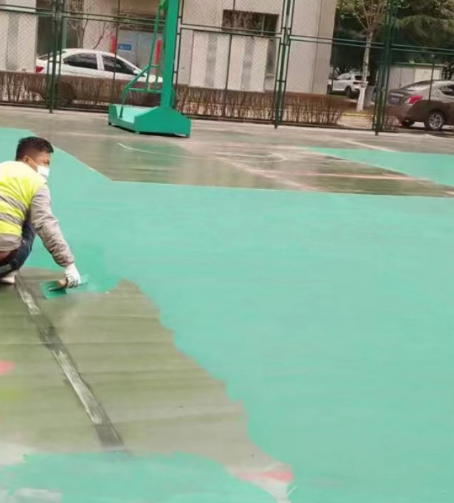 河源球场地面翻新